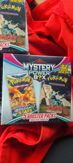 Pokemon Mystery Power Box Lot of 3 Chase Pack Seeded 1:10 15 Booster Packs Total - Image 4