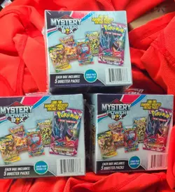 Pokemon Mystery Power Box Lot of 3 Chase Pack Seeded 1:10 15 Booster Packs Total - Image 5
