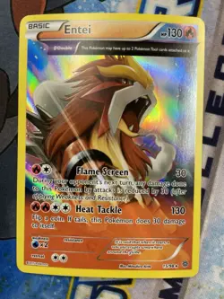 Pokemon Entei 15/98 XY - Ancient Origins Reverse Holo - Image 1