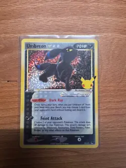 Pokemon Umbreon Gold Star Celebrations 17/17 NM/Mint Holo - Image 1