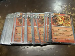 LOT OF (115) Flareon 167 Cosmos Holo Black Star Promo Prismatic Evolutions - Image 1