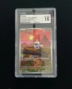 2025 Pokemon Japanese Black Bolt SV11B 103/086 AR Larvesta CGC 10 J6 - Image 1