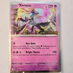 Pokemon Mega Evolution 2025 - Xerneas 2025 Bestbuy Stamped Promo NEW & Sealed - Image 2