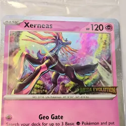 Pokemon Mega Evolution 2025 - Xerneas 2025 Bestbuy Stamped Promo NEW & Sealed - Image 4