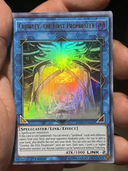Yu-Gi-Oh! - Crowley, the First Propheseer (DUPO-EN028) - Duel Power - NM - Image 1