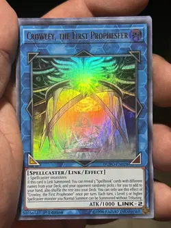 Yu-Gi-Oh! - Crowley, the First Propheseer (DUPO-EN028) - Duel Power - NM - Image 2