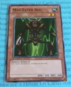 Man-Eater Bug 5DS3-EN006 Yu-Gi-Oh Card 1st Edition New - Image 1