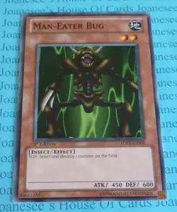 Man-Eater Bug 5DS3-EN006 Yu-Gi-Oh Card 1st Edition New - Image 3