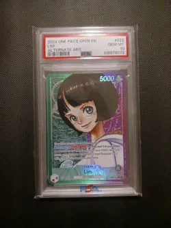 One Piece Card Game TCG Lim OP09-022 Alt Art Leader PSA 10 - Image 1