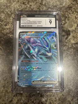 Pokemon 2023 Suicune EX TCG Card 010/034 CGC Gem Mint 9 English - Image 1