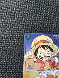 Monkey D. Luffy P-037 PR RARE Gen Con Foil 2023 One Piece Card Game English - Image 2