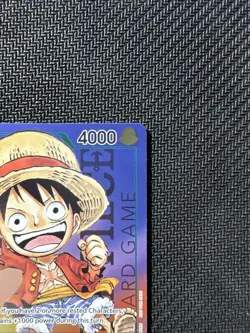 Monkey D. Luffy P-037 PR RARE Gen Con Foil 2023 One Piece Card Game English - Image 3
