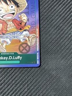 Monkey D. Luffy P-037 PR RARE Gen Con Foil 2023 One Piece Card Game English - Image 4