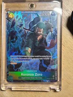 One Piece Card Game Roronoa Zoro (Alternate Art) PRB02-006 R English - Image 1