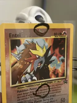 Pokemon TCG Entei Holo Foil Double Swirl Promo Card No.244 - Image 2