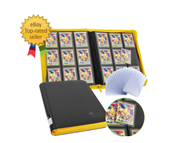 Toploader Binder, Trading Card Binder Storage, 252 9 Pocket Top Loader Binder, C - Image 1