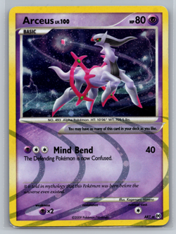 Arceus - AR7 - Pokemon Arceus Holo Card MP 002 - Image 1