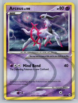 Arceus - AR7 - Pokemon Arceus Holo Card MP 001 - Image 1