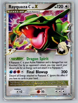 Pokemon TCG Rayquaza C LV.X Black Star Promotional Holo Card DP47 MP - Image 1