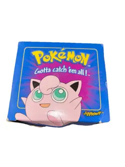 Pokemon 23k Gold Plated JIGGLYPUFF Trading Card Sealed 1999 Blue Box Burger King - Image 2
