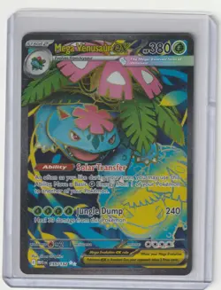 Mega Venusaur EX 155/132 Mega Evolution ENGLISH Pokemon TCG Card NM Ultra Rare - Image 1