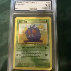 Pokemon TCG Venonat 1st Edition Jungle 1999 Card #63/64 - Image 1