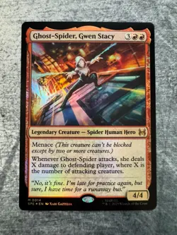 Ghost-Spider, Gwen Stacy Marvel's Spider-Man: Eternal-Legal Foil NM - MTG - Image 1