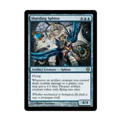 WOTC MtG Shards of Alara Sharding Sphinx (R) (Foil) VG - Image 1