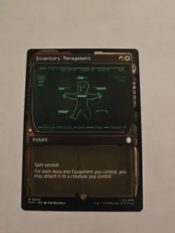 MTG ** INVENTORY MANAGEMENT ** SHOWCASE ** Fallout PIP ** NM ** MAGIC MISPRINT - Image 1
