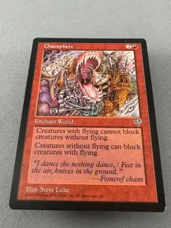 Chaosphere Mirage Regular Rare MTG-Never Played NM-Vintage Magic-Reserve List - Image 3
