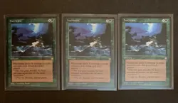 Magic: The Gathering MTG Hurricane Ice Age 1995 x3 - Image 1