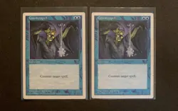 Magic The Gathering Counterspell Core Set 5th Edition 1997 MTG x2 - Image 1