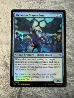 Alchemax Slayer-Bots Marvel's Spider-Man: Eternal-Legal Foil NM - MTG - Image 1