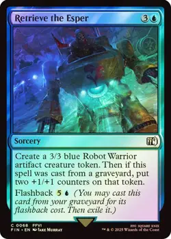 Retrieve the Esper #68 FINAL FANTASY MTG MAGIC SORCERY FOIL O252 - Image 1