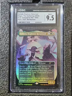 MTG CGC 9.5 Selvala Explorer Returned Borderless Foil R 1914 SLD Dressed To Kill - Image 1