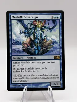 Merfolk Sovereign 65/249 Core Set 2011 M11 MTG NM - Image 1