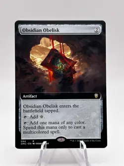Obsidian Obelisk 094 Extended Art Commander: Dominaria United DMC MTG NM - Image 1