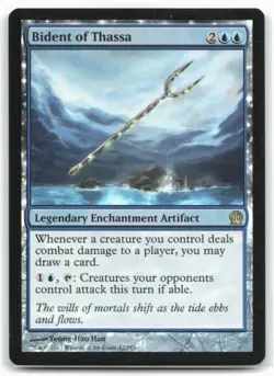 MTG Bident of Thassa Foil R Theros 42 LP - Image 1
