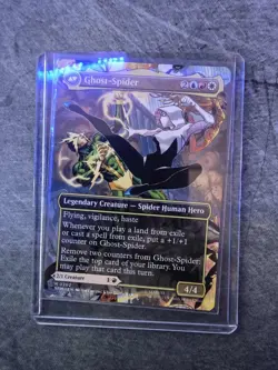 Gwen Stacy/ghost Spider Borderless Non Foil MTG Marvel's Spider-Man #0202 Magic - Image 2