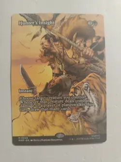 Mtg Marvel Eternal-Legal Hunter's Insight (Borderless) (MR) (Non-Foil) NM - Image 1