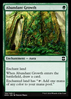 Abundant Growth - Light Play MTG Eternal Masters - Image 1