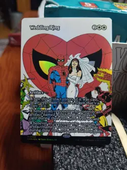 MTG Wedding Ring 007 Foil Borderless - Marvel Universe Eternal-Legal - Image 1