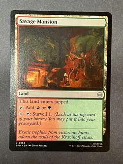 MTG Marvel's Spider-Man Savage Mansion L 0183 Regular - Image 1
