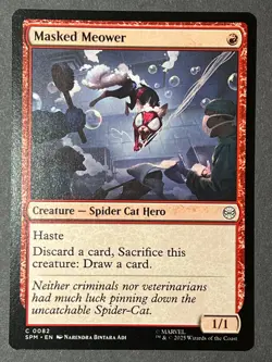 MTG Marvel's Spider-Man Masked Meower C 0082 Regular - Image 1
