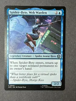 MTG Marvel's Spider-Man Spider-Byte, Web Warden 0044 Regular - Image 1