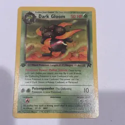 2000 Pokemon 1st Edition Team Rocket Dark Gloom 36/82 - Image 1