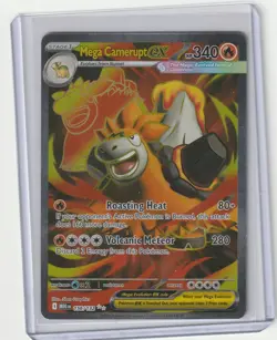 Mega Camerupt ex 156/132 Full Art Mega Evolutions Pokemon 2025 Near Mint - Image 1