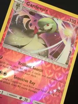 Pokemon TCG Gardevoir 141/214 SM Lost Thunder Reverse Holo Rare LP - Image 2