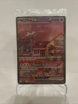 Mew ex SVP 053 Pokemon TCG Scarlet Violet 151 Black Star Promo Full Art SEALED - Image 1