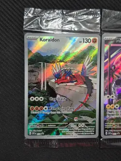 Pokemon Center Stamped Promos Miraidon SVP 013 and Koraidon SVP 014 Sealed Set - Image 3